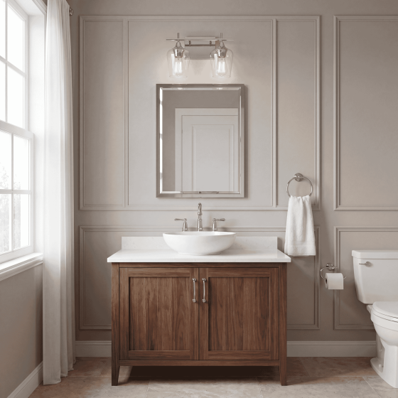 Savoy House Octave 2-Light Vanity Light 8-4030-2-11 in Polished Chrome