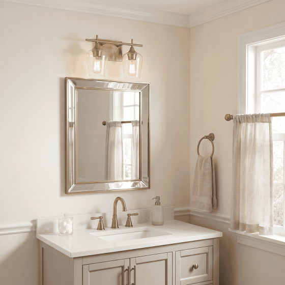 Savoy House Octave 2-Light Vanity Light 8-4030-2-322 in Warm Brass