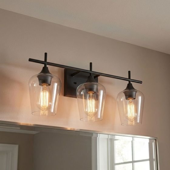 Savoy House Octave 3-Light Vanity Light 8-4030-3-BK in Black