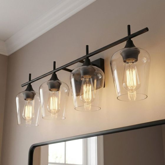 Savoy House Octave 4-Light Vanity Light 8-4030-4-BK in Black