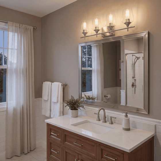 Savoy House Octave 4-Light Vanity Light 8-4030-4-SN in Satin Nickel