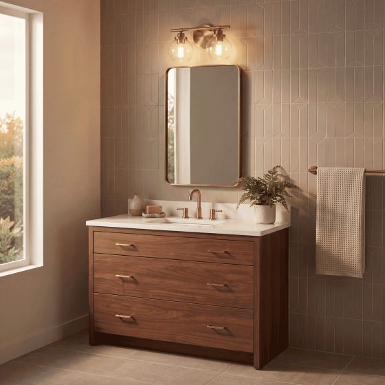 Savoy House Carson 2-Light Vanity Light 8-4050-2-322 in Warm Brass