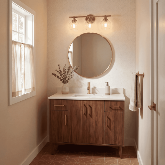 Savoy House Carson 3-Light Vanity Light 8-4050-3-322 in Warm Brass