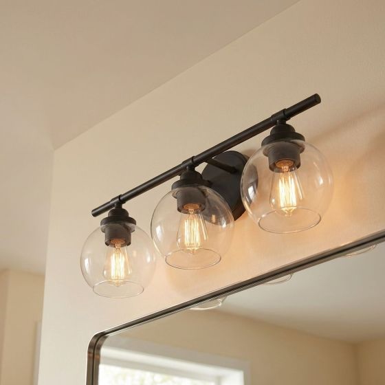 Savoy House Carson 3-Light Vanity Light 8-4050-3-BK in Matte Black