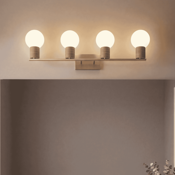 Savoy House Jarrell 4-Light Vanity Light 8-4081-4-322 in Warm Brass