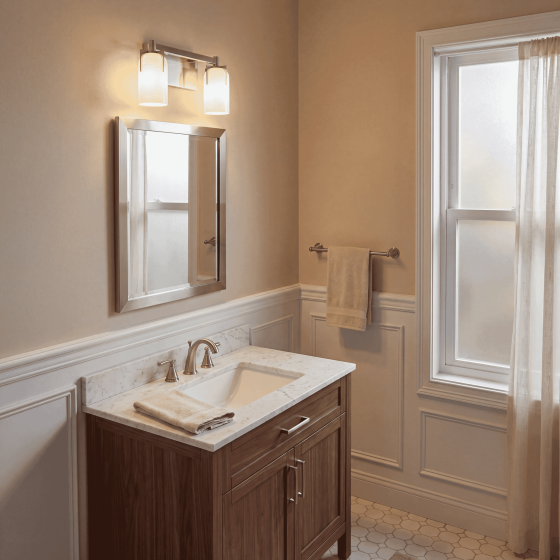 Savoy House Caldwell 2-Light Vanity Light 8-4128-2-SN in Satin Nickel