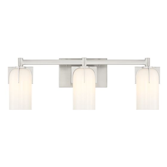 Savoy House Caldwell 3-Light Vanity Light 8-4128-3-SN in Satin Nickel