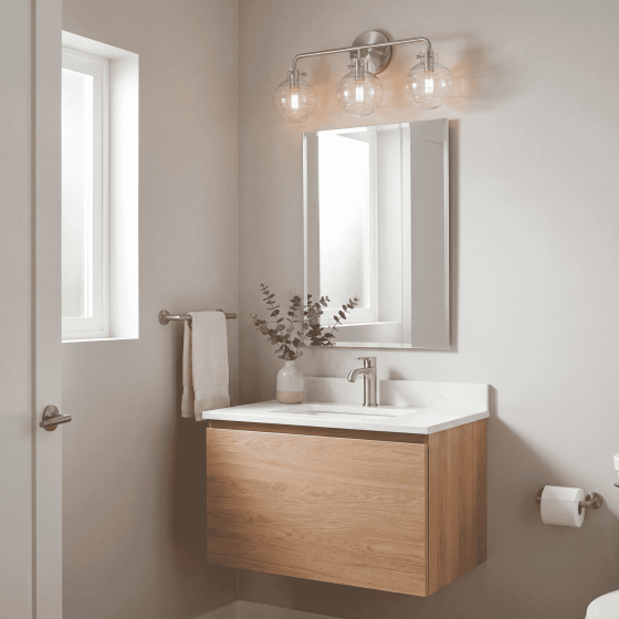Savoy House Mason 3-Light Vanity Light 8-4300-3-SN in Satin Nickel