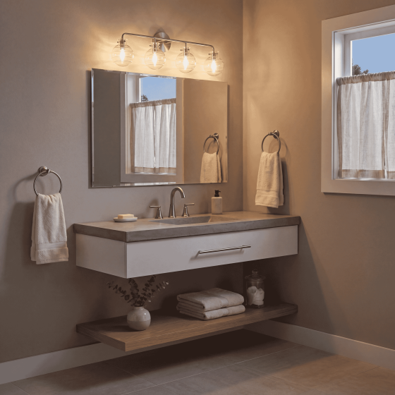 Savoy House Mason 4-Light Vanity Light 8-4300-4-SN in Satin Nickel