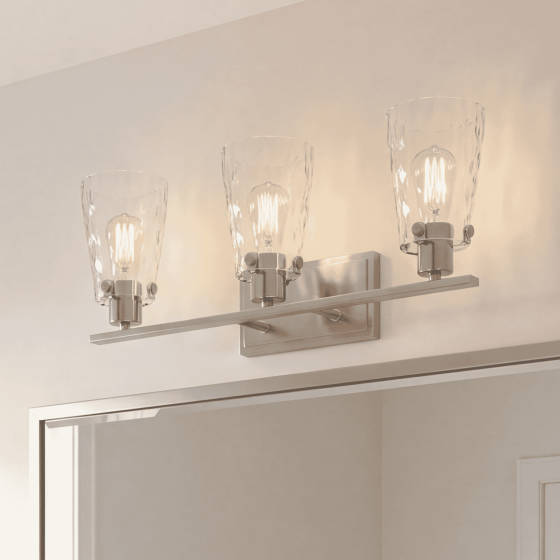 Savoy House Vaughan 3-Light Vanity Light 8-4508-3-SN in Satin Nickel