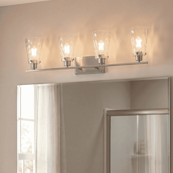 Savoy House Vaughan 4-Light Vanity Light 8-4508-4-SN in Satin Nickel