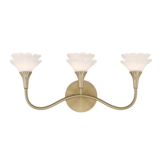 Savoy House Florena 3-Light Vanity Light 8-5081-3-127 in Noble Brass