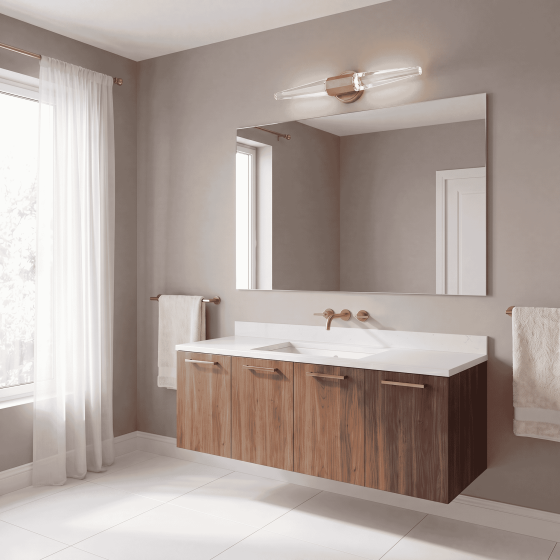 Savoy House Beaumont 1-Light 28" W Vanity Light 8-5204-28-127 in Noble Brass