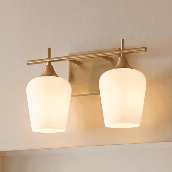 Savoy House Octave 2-Light Vanity Light 8-6030-2-322 in Warm Brass