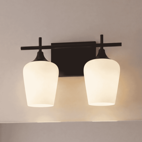 Savoy House Octave 2-Light Vanity Light 8-6030-2-BK in Matte Black
