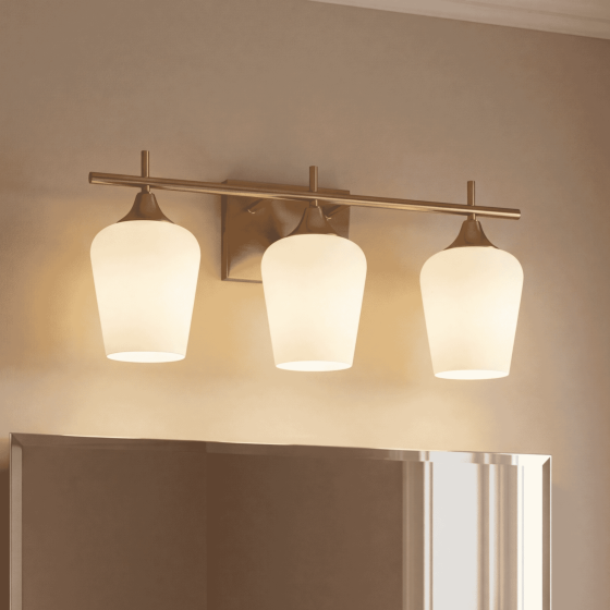 Savoy House Octave 3-Light Vanity Light 8-6030-3-322 in Warm Brass