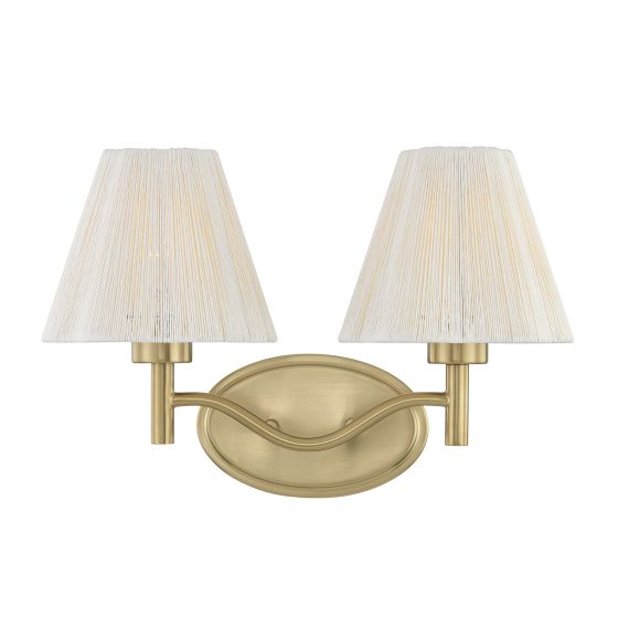 Savoy House Rosa 2-Light Vanity Light 8-6081-2-127 in Noble Brass
