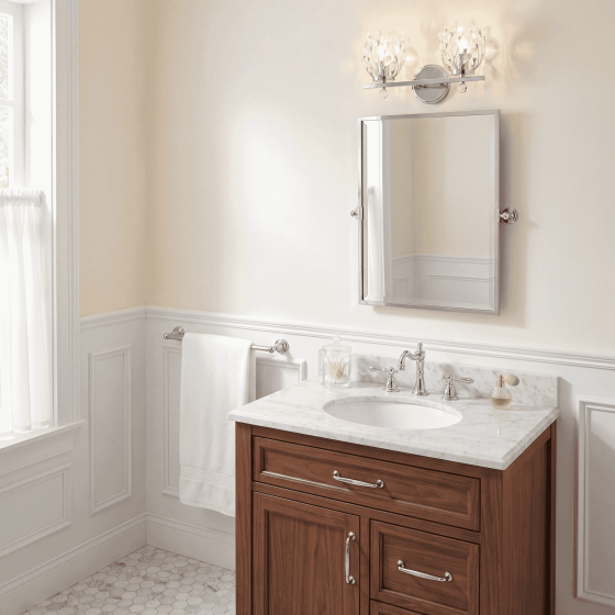 Savoy House Moreno 2-Light Vanity Light 8-6601-2-11 in Chrome