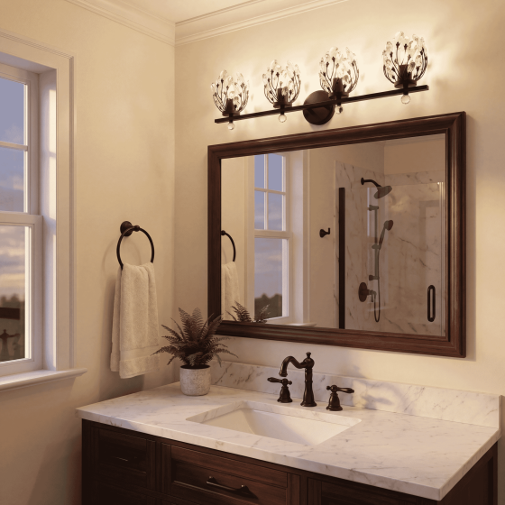 Savoy House Moreno 4-Light Vanity Light 8-6601-4-BK in Matte Black
