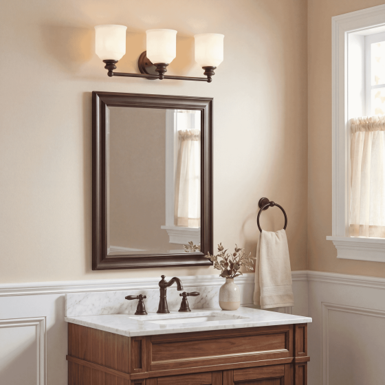 Savoy House Melrose 2-Light Bathroom Vanity Light 8-6836-2-13 in English Bronze