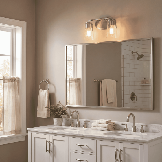 Savoy House Sacremento 2-Light Vanity Light 8-7045-2-SN in Satin Nickel