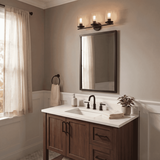 Savoy House Marshall 3-Light Vanity Light 8-8020-3-BK in Matte Black