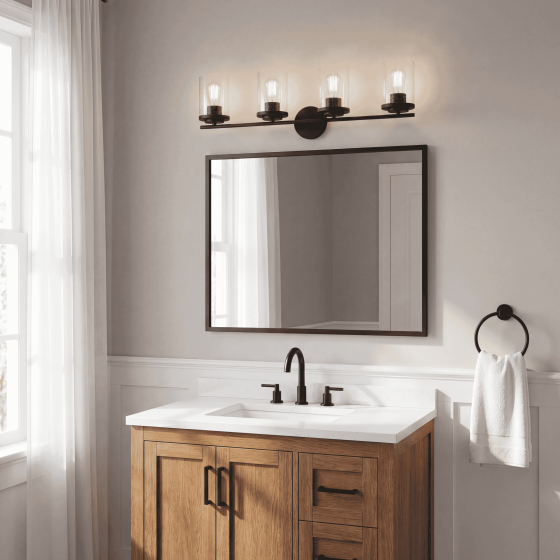 Savoy House Marshall 4-Light Vanity Light 8-8020-4-BK in Matte Black