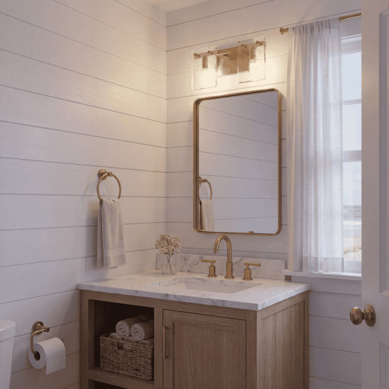 Savoy House Genry 2-Light Vanity Lights 8-8204-2-322 in Warm Brass
