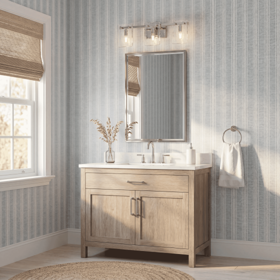 Savoy House Genry 3-Light Vanity Lights 8-8204-3-109 in Polished Nickel