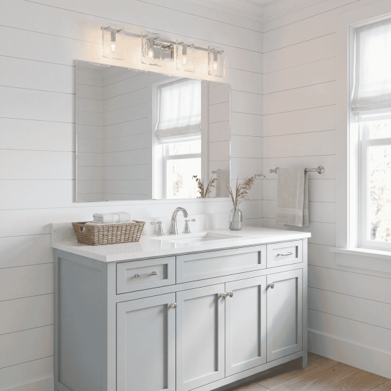 Savoy House Genry 4-Light Vanity Lights 8-8204-4-109 in Polished Nickel