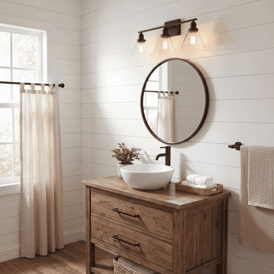 Savoy House Drake 3-Light Vanity Light 8-9130-3-BK in Black