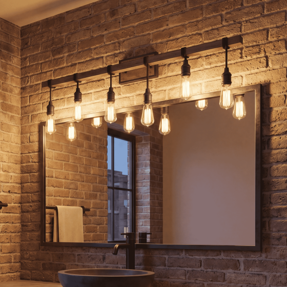 Savoy House Burgess 6-Light Vanity Light 8-993-6-41 in Durango