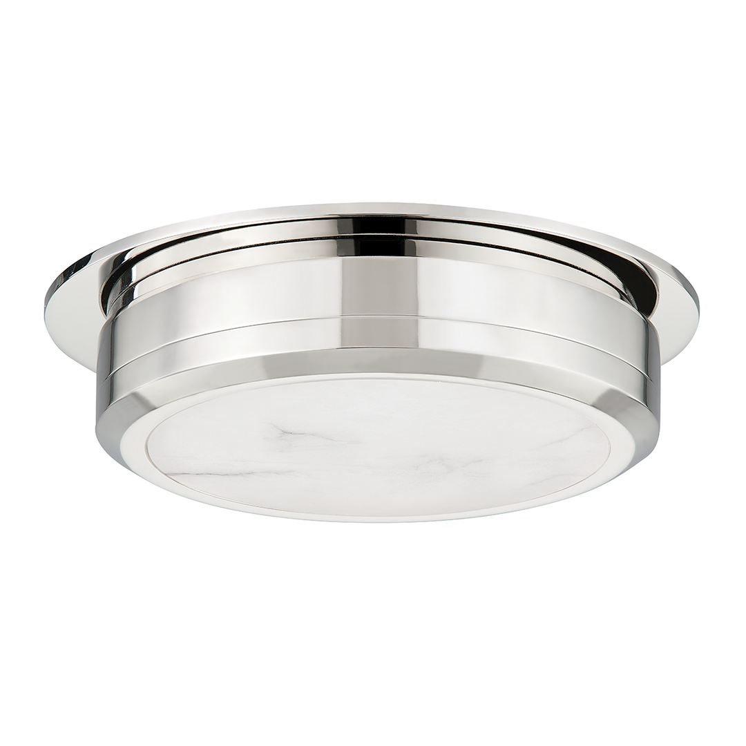 Hudson Valley Lighting Greenport Flush Mount Ceiling Flush Mounts Hudson Valley Lighting Polished Nickel  