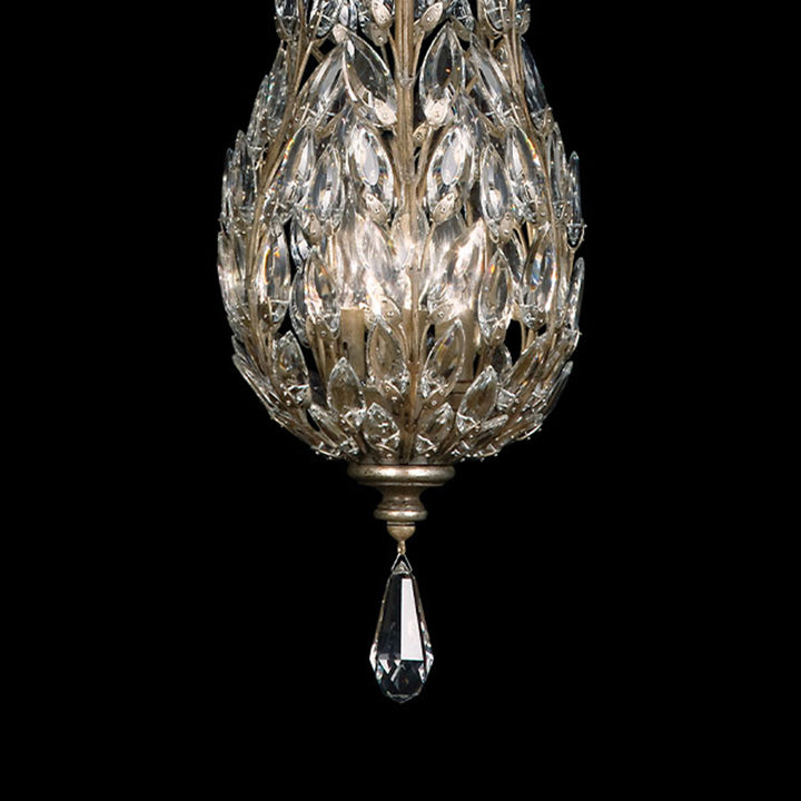 Fine Art Handcrafted Lighting Crystal Laurel 11"W Round Pendant (Model 804640)