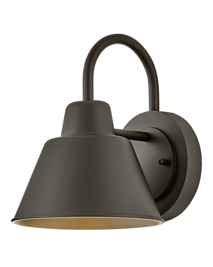 Lark Wes Gooseneck Barn Light Outdoor Wall Lights Lark 9.75x8.0x10.5 Oil Rubbed Bronze