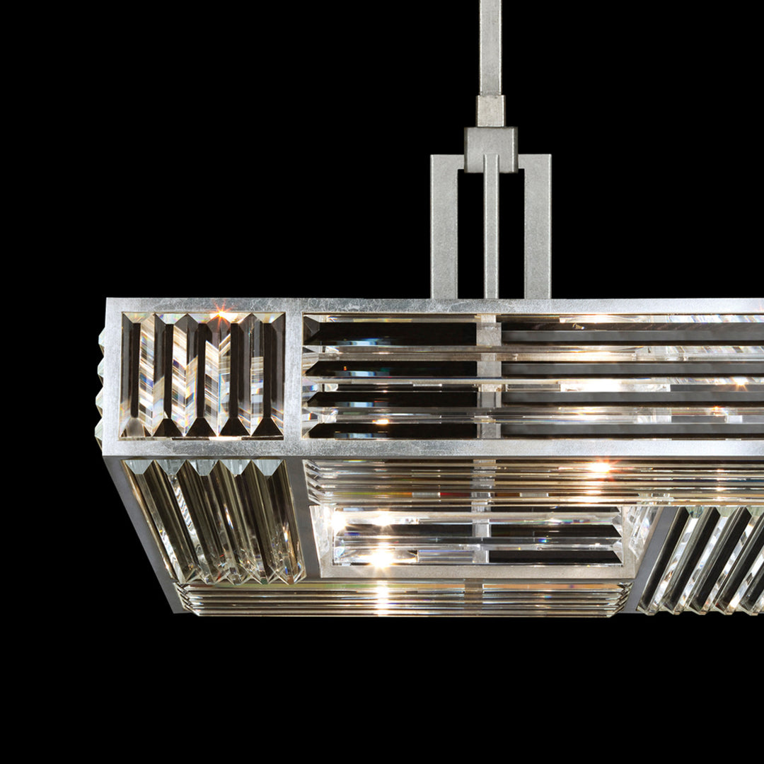 Fine Art Handcrafted Lighting Crystal Enchantment 25"W Square Pendant (Model 813040)
