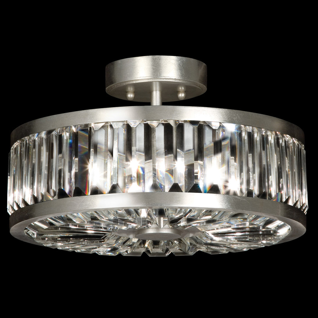 Fine Art Handcrafted Lighting Crystal Enchantment 16"W Round Semi-Flush Mount (Model 815740)