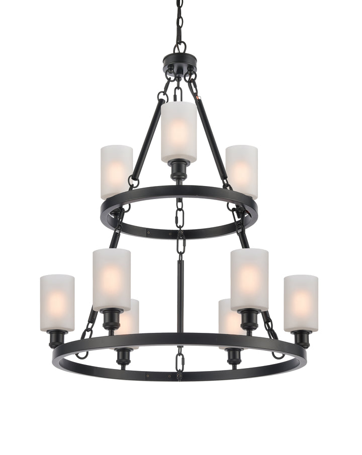 Innovations Lighting Clymer 4" Chandelier - Matte Black
