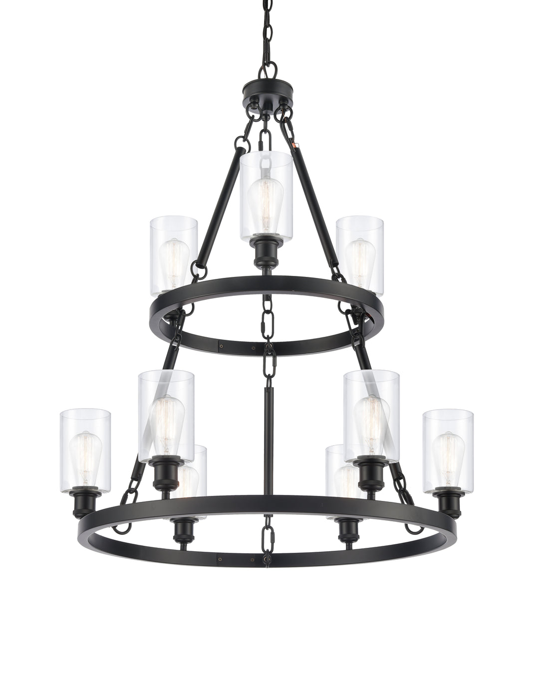 Innovations Lighting Clymer 4" Chandelier - Matte Black