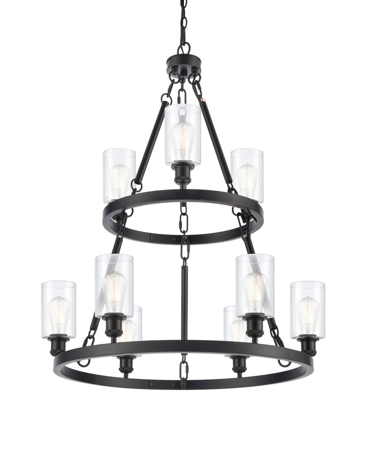 Innovations Lighting Clymer 4" Chandelier - Matte Black