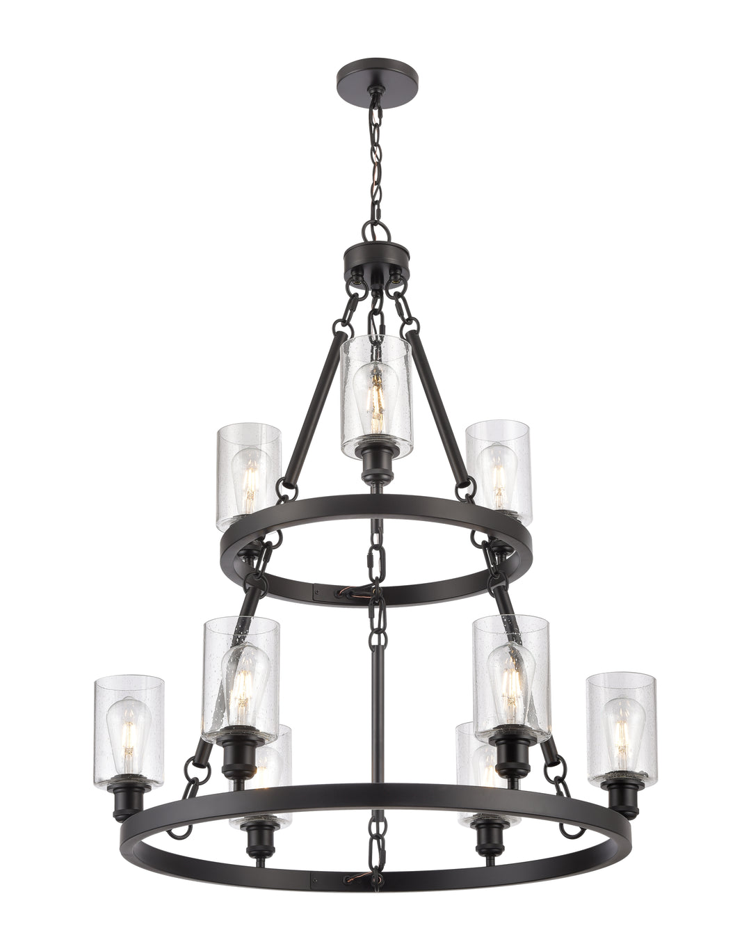 Innovations Lighting Clymer 4" Chandelier - Matte Black