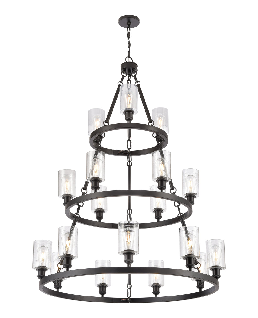 Innovations Lighting Clymer 4" Chandelier - Matte Black