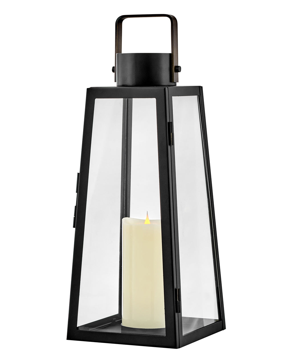 Lark Hugh Decorative Lantern Outdoor Wall Lights Lark 7.0000x7.5x19.0 Black 