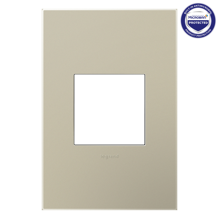 Legrand adorne Titanium 1-Gang wall plate