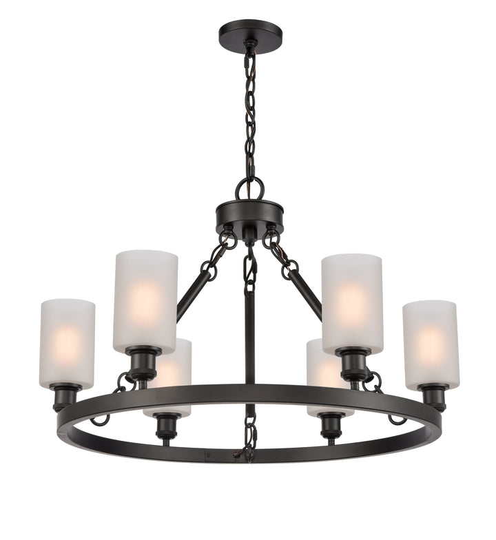 Innovations Lighting Clymer 4" Chandelier - Matte Black