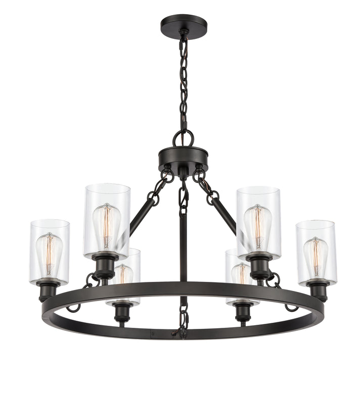 Innovations Lighting Clymer 4" Chandelier - Matte Black