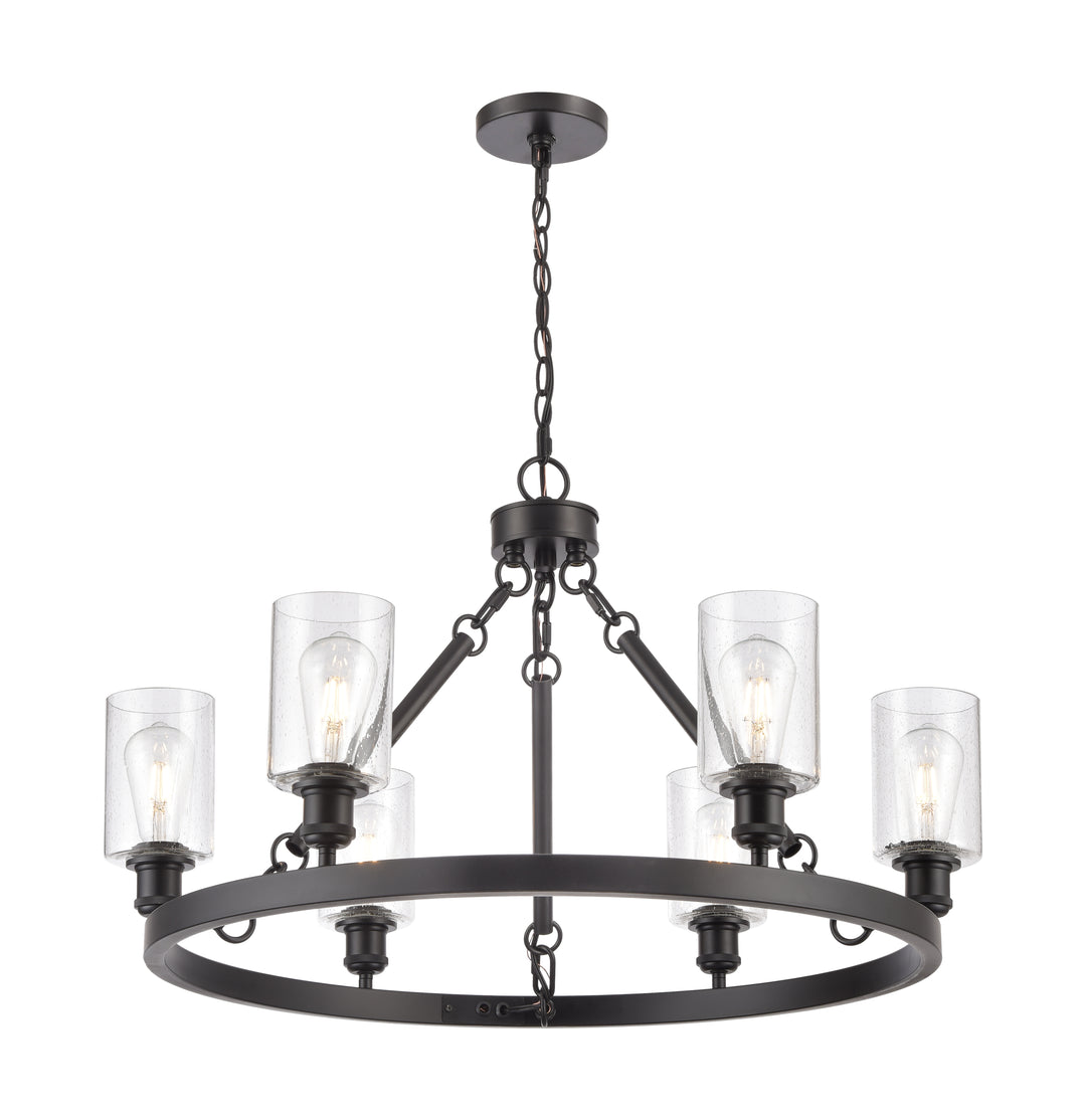 Innovations Lighting Clymer 4" Chandelier - Matte Black