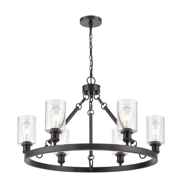 Innovations Lighting Clymer 4" Chandelier - Matte Black