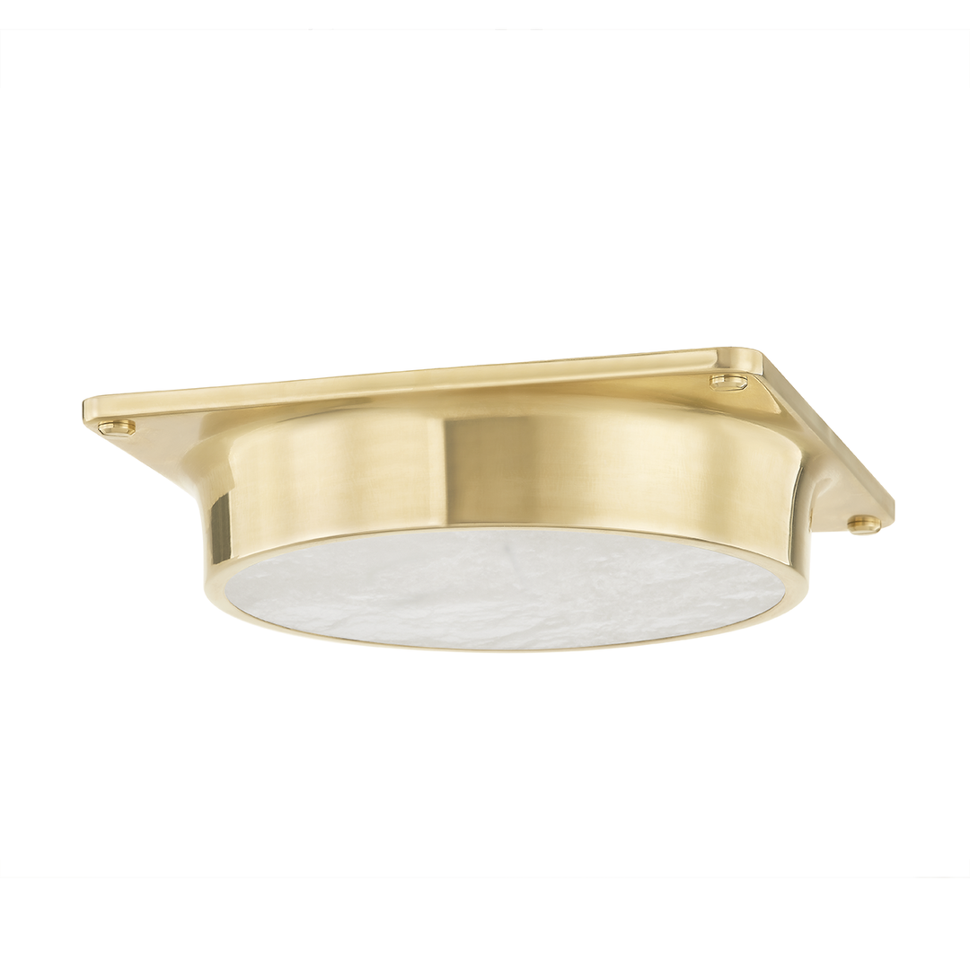 Hudson Valley Lighting Greenwich Flush Mount Ceiling Flush Mounts Hudson Valley Lighting Aged Brass  