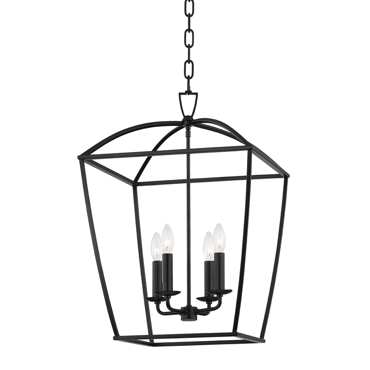 Hudson Valley Lighting Bryant Lantern Pendants Hudson Valley Lighting Aged Iron  